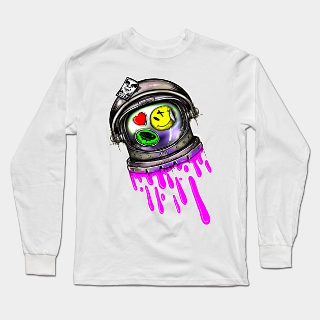 Astronaut Long Sleeve T-Shirt by fakeface